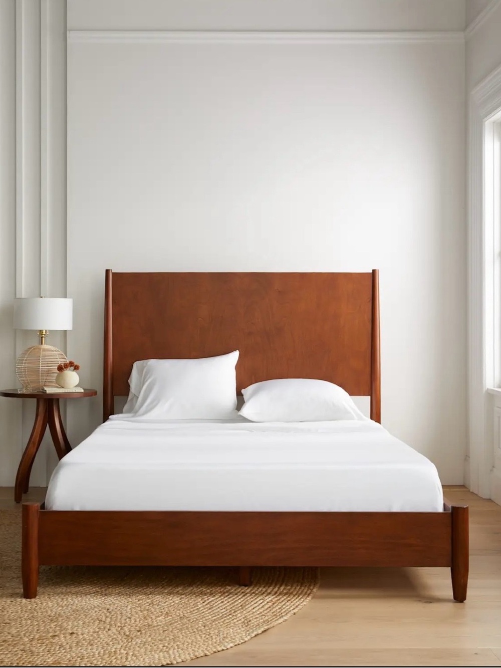 Quince Organic Bamboo Sheet Set Queen White 4 Piece New